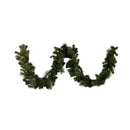 274Cm Battery Operated Christmas Garland Glittery Gold Pine