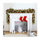 274Cm Battery Operated Christmas Garland Jingle Bells Collection