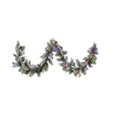 274Cm Pre Lit Snowy Stamford Spruce Battery Operated Christmas Garland