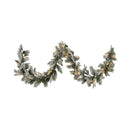 274Cm Pre Lit Snowy Stamford Spruce Battery Operated Christmas Garland