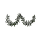 274Cm Pre Lit Snowy Stamford Spruce Battery Operated Christmas Garland