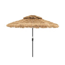 290Cm Hawaiian Patio Tiki Umbrella With 32 Led Lights