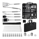 29Pcs Bbq Tool Set Stainless Steel Grill Cook Barbecue Utensils Kit