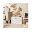 2 Drawer Stackable Storage Organizer With Anti Topping Kits White