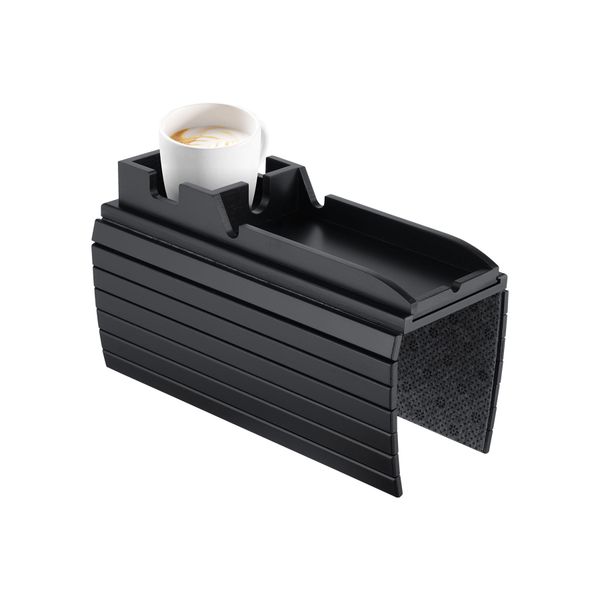 2 In 1 Bamboo Slide Away Sofa Armrest Tray Cup Phone Holder