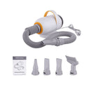 2 In 1 Dog Cat Pet Heater Hair Grooming Dryer Blower Vacuum Kit