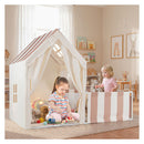 2 In 1 Kids Play Tent With Playpen And Washable Cotton Mat