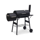 2 In 1 Outdoor Barbecue Grill And Offset Smoker