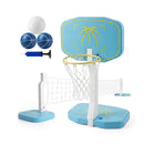 2 In 1 Pool Basketball Hoop And Amp With Weighted Base