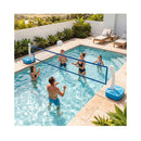 2 In 1 Pool Basketball Hoop And Pool Volleyball Net With Weighted Base