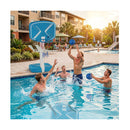 2 In 1 Pool Basketball Hoop And Pool Volleyball Net With Weighted Base
