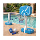 2 In 1 Pool Basketball Hoop And Pool Volleyball Net With Weighted Base