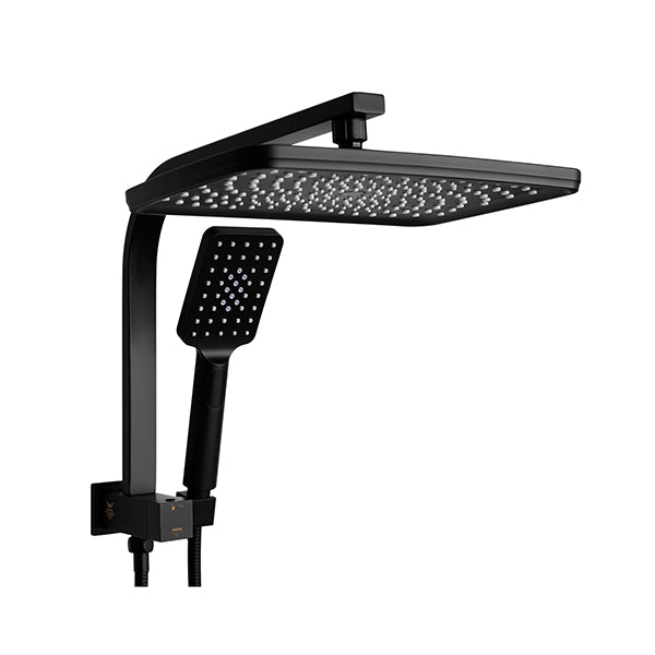 Shower Heads Set Rectangle 12 Inch Rain Shower Head Handheld Head