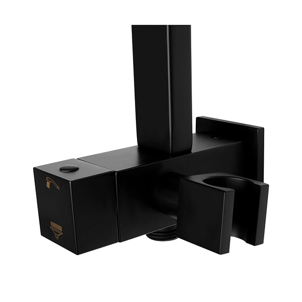 Shower Heads Set Rectangle 12 Inch Rain Shower Head Handheld Head