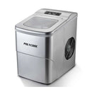 2L Portable Ice Cube Maker Machine Automatic With Control Panel Silver
