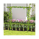 2M Garden Arbor Metal Archway For Climbing Plants