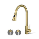 2 Mode Pull Out Kitchen Sink Mixer Tap Swivel Spout Basin