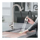 Pull Out Kitchen Mixer Tap 2 Modes Swivel Laundry Sink