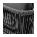 2X Outdoor Chairs Steel Frame Padded Seat