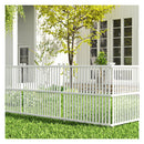 2 Pack 114X114 Cm Air Conditioner Fence Panel With Metal Ground Stakes