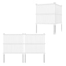 2 Pack 114X114 Cm Air Conditioner Fence Panel With Metal Ground Stakes