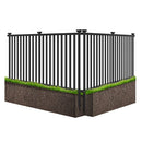2 Pack 2M Length Decorative Fence For Soft Ground