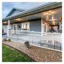 2 Pack 2M Length Decorative Fence For Soft Ground