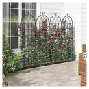 2 Pack Fence Trellis Panels Metal Garden Trellis For Climbing Plants