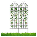 2 Pack Fence Trellis Panels Metal Garden Trellis For Climbing Plants