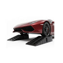 2 Pack Lift 10000Kg Gvw Capacity Portable Low Profile Car Ramps Black