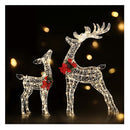 2 Pcs Christmas Lights 170 Led Fairy Light Reindeer Decorations