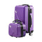 2Pcs Luggage Suitcase Trolley Set Travel Tsa Lock Storage Case