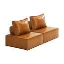 Pu Leather Sofa Couch Lounge Chair Home Furniture Brown