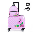 2 Pieces Kid Luggage Set With Spinner Wheels