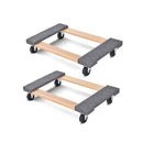 2 Pieces Movable Base Furniture Dolly Loaded 450kg 760 By 455 Mm