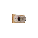 Scalloped Wood Tri Colour Led Wall Light