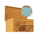 2 Storey Chicken Coop And Rabbit Hutch With Large Run