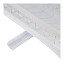 2 Tier Dish Drying Rack Plate Drainer Kitchen Organizer Storage