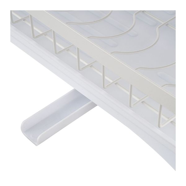 2 Tier Dish Drying Rack Plate Drainer Kitchen Organizer Storage