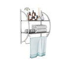 2 Tier Wall Mount Towel Storage Rack For Bathroom