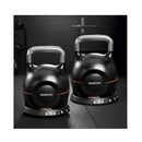 2X 20Kg Adjustable Kettlebells One Hand Adjustment Weight Set