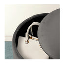 2X Side Table Storage Ottoman Velvet Stool Footstool Remi