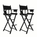 2X 76Cm Tall Director Chair
