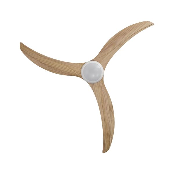 Ceiling Fan Wooden Blades Light Led Remote Control Timer