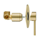 Brass Round Wall Shower Basin Mixer Tap Bath Tub Vanity Spout