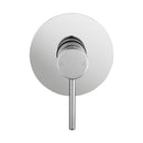 Round Brass Shower Mixer Tap Vanity Basin Tap Knurled