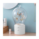 2X White 360 Degree Rotating Led Light 2 Layered Jewelry Storage Box