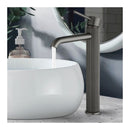 Tall Brass Round Basin Mixer Tap Pin Lever Vanity
