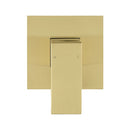 Bath Square Wall Shower Basin Hot Cold Water Mixer Tap Brass