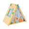 2in1 Kids Play Tent With Wooden Climbing Triangle
